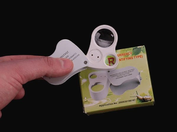Verk 09077 Skladacia mineralogická lupa LED - zväčšenie 25,50x