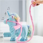 Effly Zpívající a chodící plyšový jednorožec Unicorn Roxy