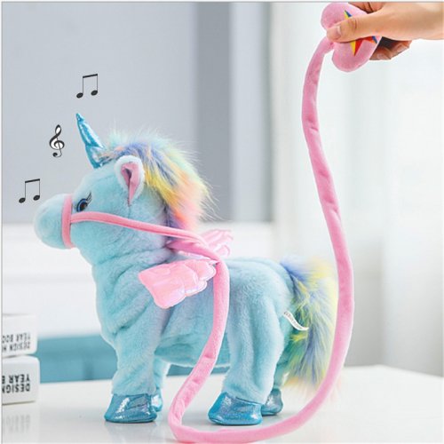 Effly Zpívající a chodící plyšový jednorožec Unicorn Roxy