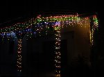 ISO 11518 Vianočný svetelný záves 300 LED, 2.48 W multicolor 15 m