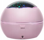 Malatec 16859 Projektor nočnej oblohy Deluxe ružový