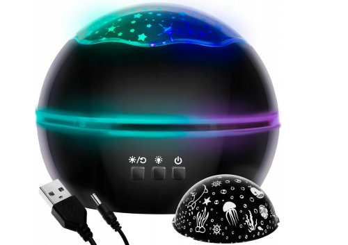 Malatec 16857 Projektor noční oblohy Deluxe černý