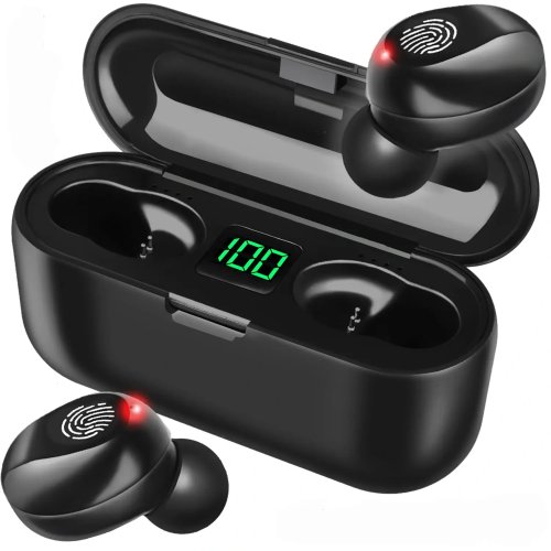 Izoxis 16154 Bezdrôtové slúchadlá F9 Bluetooth 5.1 - Powerbanka 2000 mAh