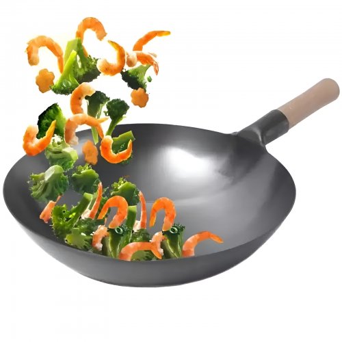 Pronett Wok panvica s drevenou rukoväťou 30 cm