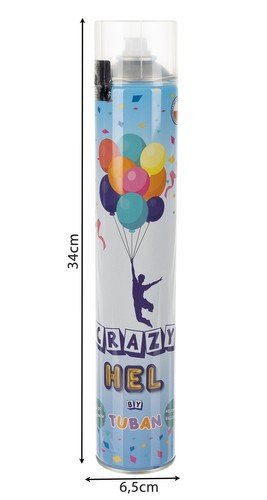 ISO 18047 Helium ve spreji na balónky 