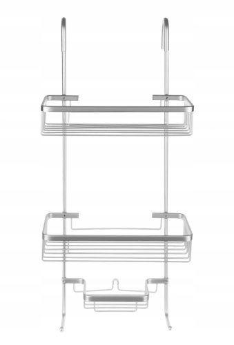 Malatec 16721 Závěsná polička do sprchy stříbrná