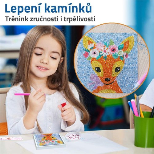GFT Diamantové malování pro děti - srnka