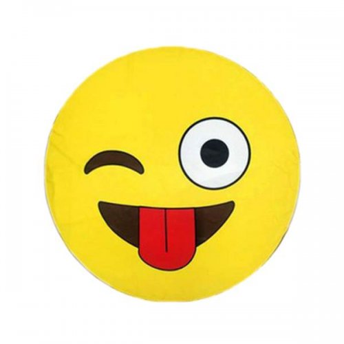 KIK Plážový prehoz emoji 135 cm