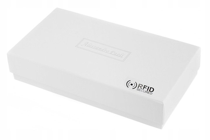 Alessandro Paoli Z21 Dámska kožená peňaženka RFID čierna