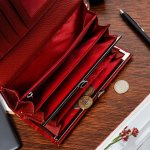 Alessandro Paoli Z20 Dámská kožená peněženka RFiD červená