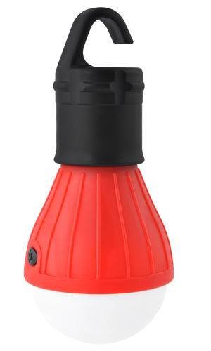 ISO 4072 Outdoorová LED žárovka na kempování červená