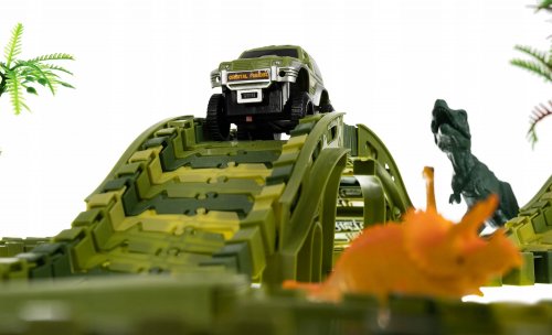Kruzzel 17248 Dinosauří autodráha 240 dílků