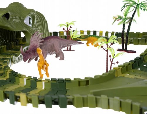 Kruzzel 17248 Dinosauří autodráha 240 dílků
