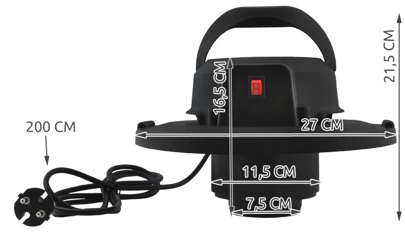 Kaminer Vakuový motor pro vysavače 16 L 800 W 