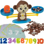 Kruzzel 16947 Opičí váha s čísly 