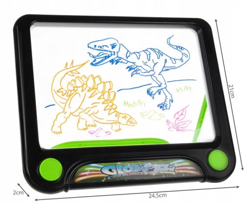 Kruzzel 16949 Kresliaca tabuľka s dinosaurami