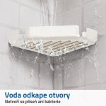 GFT Plastová rohová polička 