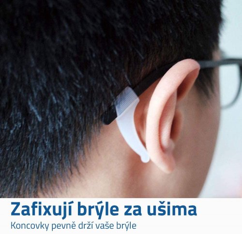 GFT Koncovky na okuliare - biele