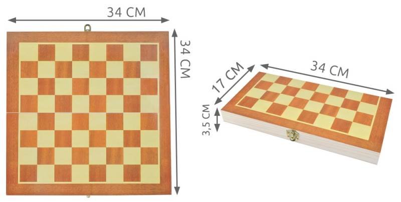 ISO Šach drevené 4297