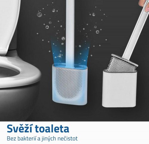 GFT Silikónová kefa na wc