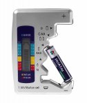 APT Tester batérií digitálny AA (R6), AAA (R3), N, D, LR44 1,5V
