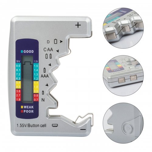 APT Tester batérií digitálny AA (R6), AAA (R3), N, D, LR44 1,5V