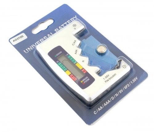 APT Tester batérií digitálny AA (R6), AAA (R3), N, D, LR44 1,5V