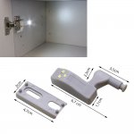 Verk 01567 Svetlo do skrine 3 LED, 5 ks