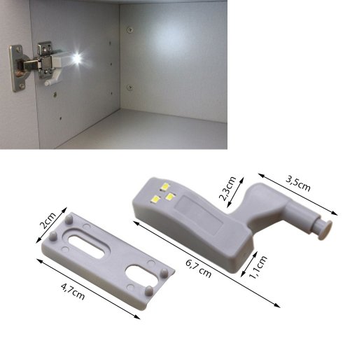 Verk 01567 Svetlo do skrine 3 LED, 5 ks