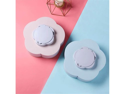 Verk 15897 Posuvná miska kvetina veľ. S modrá