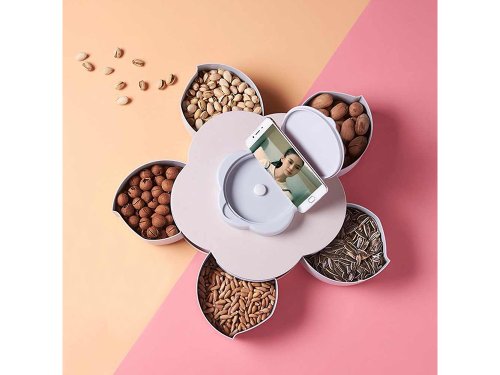 Verk 15897 Posuvná miska kvetina veľ. S modrá