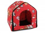 Verk 19003 Domček pre psa, mačku 35 x 31 x 32 cm červený