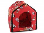 Verk 19003 Domček pre psa, mačku 35 x 31 x 32 cm červený