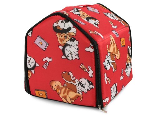 Verk 19003 Domček pre psa, mačku 35 x 31 x 32 cm červený