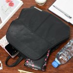 Beltimore 021 Dámský kožený batoh černý