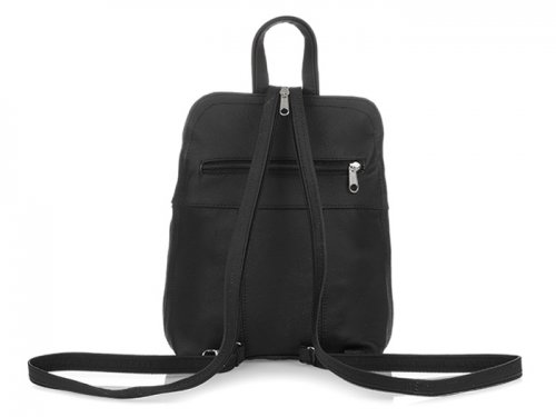 Beltimore 021 Dámský kožený batoh černý