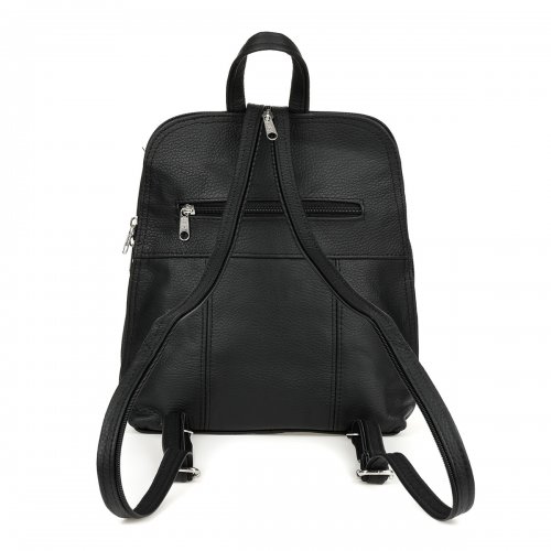 Beltimore 021 Dámský kožený batoh černý