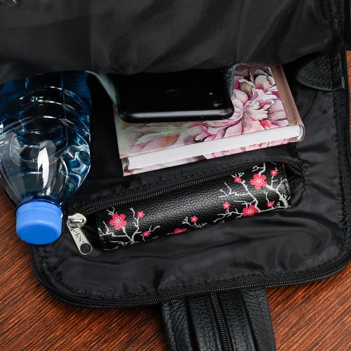 Beltimore 021 Dámský kožený batoh černý