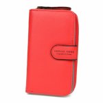 Galla E27 Dámska kožená peňaženka červená