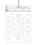 Malatec 17223 Závesná vianočná 3D LED dekorácia svietiaca Snehová vločka
