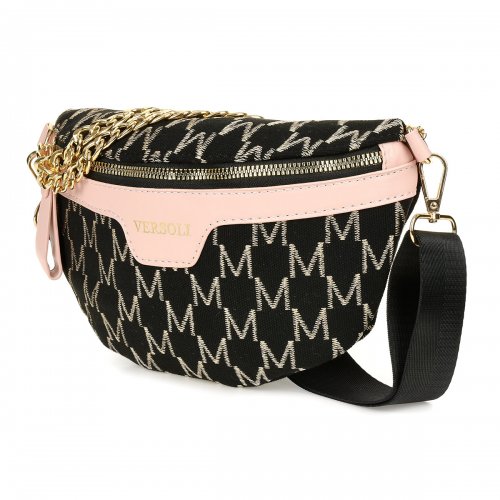 Versoli I32 Dámská crossbody kabelka růžová