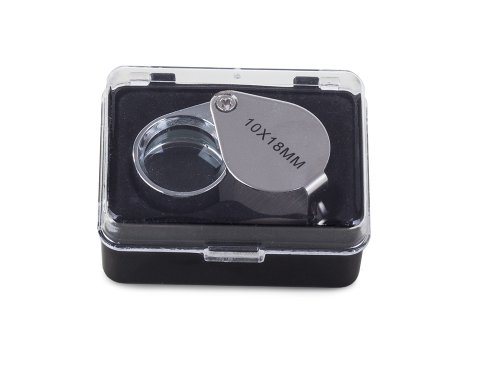 Verk 09003 Skládací mineralogická lupa - zvětšení 10 x 18 mm