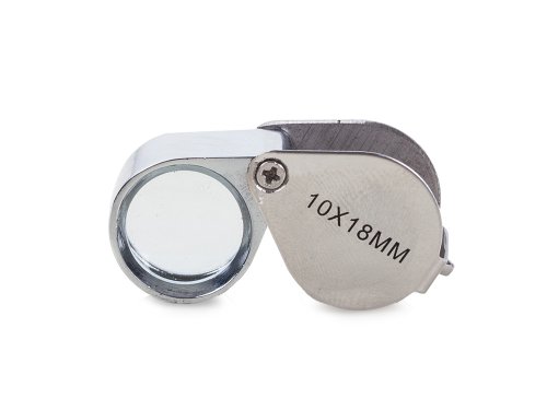 Verk 09003 Skládací mineralogická lupa - zvětšení 10 x 18 mm