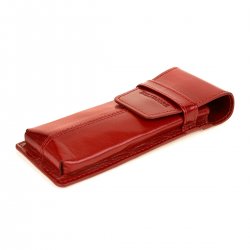 Beltimore J03 Pánské kožené pouzdro na pero červené