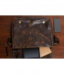 Beltimore M85 Pánská kožená taška přes rameno hnědá