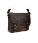 Beltimore M85 Pánská kožená taška přes rameno hnědá