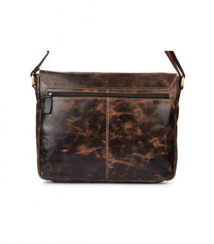 Beltimore M85 Pánská kožená taška přes rameno hnědá