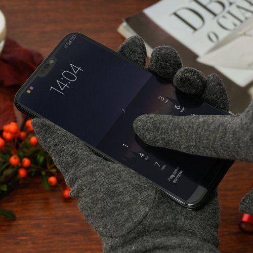 Beltimore K31 Dámské dotykové rukavice šedé