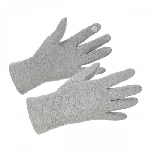 Beltimore K31 Dámske dotykové rukavice svetlo šedé
