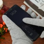 Beltimore K29 Dámske dotykové rukavice svetlo šedé